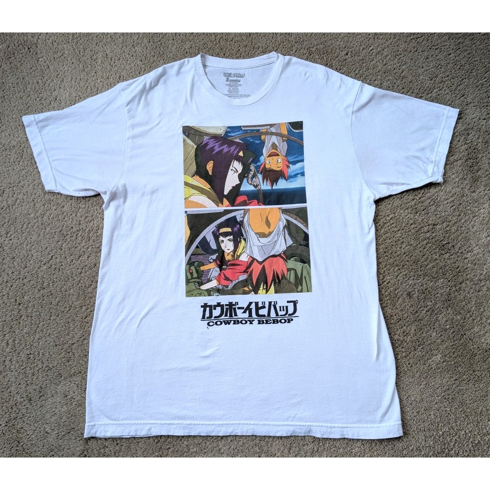 Cowboy Bebop Shirt Mens XL Faye Valentine Radical Edward Anime 90s‎